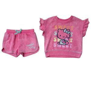 Character Toddler Girl's 2-Piece Bottom & T-Shirt Set - Hello Kitty
